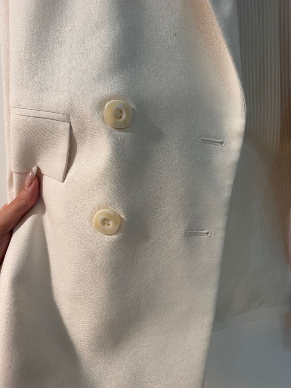 Veronica Beard Braeton Linen Blend Dickey Jacket Two Tone Sz 8 - Picture 7 of 10